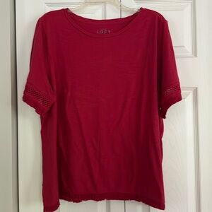 Loft fringe t-shirt